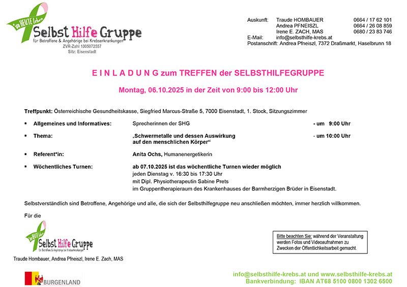 Einladung 06.10.2025