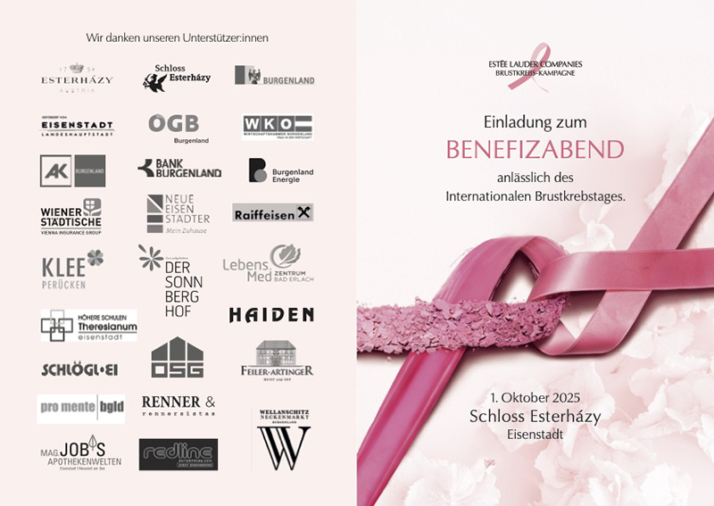Einladung Benefizabend Schloss Esterházy