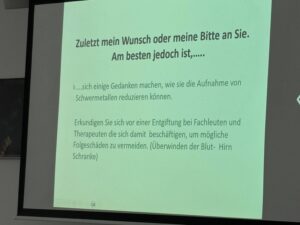 „Schwermetalle und dessen Auswirkungen auf den menschlichen Körper
