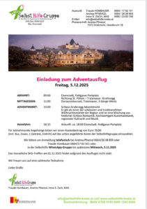 Einladung zum Adventausflug